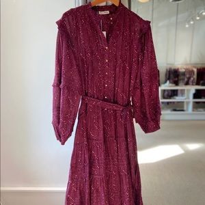 Ulla Johnson Dress Layla Dress in Mulberry